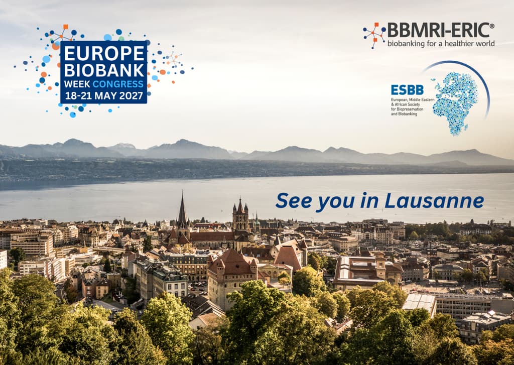 Europe Biobank Week Congress, 18–21 May 2027, Lausanne